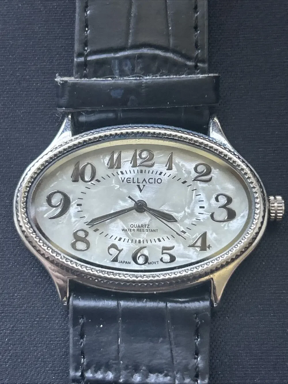 Vellacio Silver Tone Pearl Dial Women’s Quartz Watch